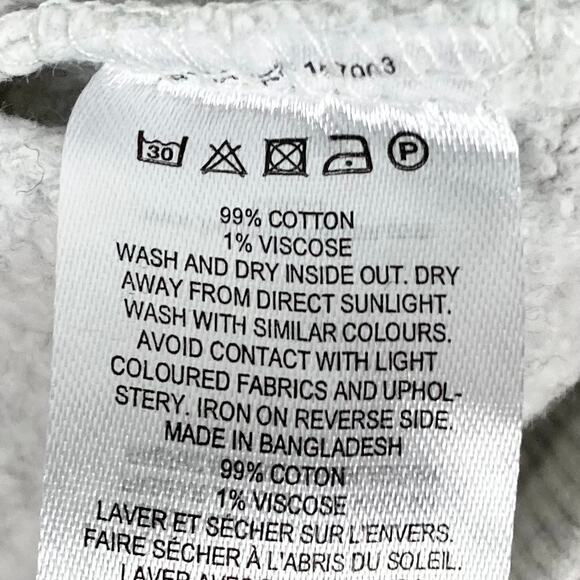 Nwot French Connection Sweatshirt XS Frenchie- Dog Crewneck Long-Sleeve Cotton - Picture 6 of 9